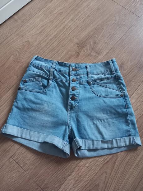 Riflové kraťasy s vysokým pásom s, s