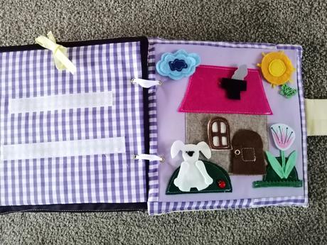 Šitá kniha quiet book,