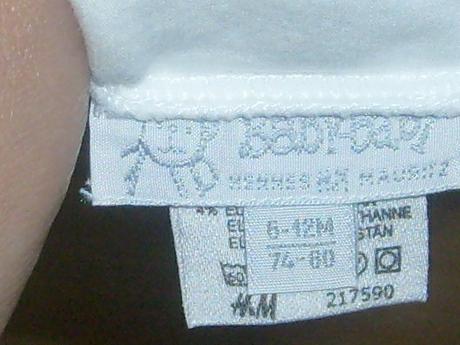 Ciapka 6-12 mes, h&m,74