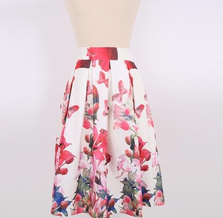 Dámska midi sukňa -vel. uni, s