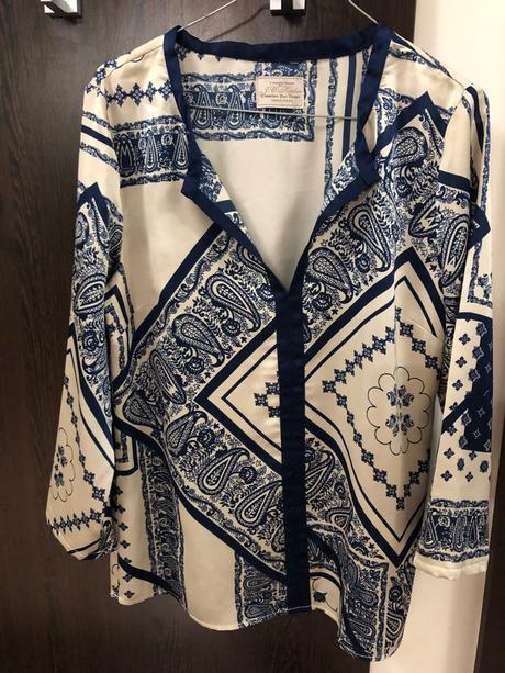 Saténová bluzka, veľkosť 38, 38