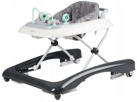 Detské edukačné chodítko - šedé, 