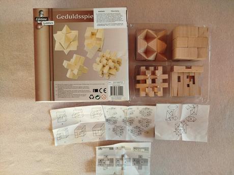 Drevený hlavolam - vyber si zo 4 druhov, 