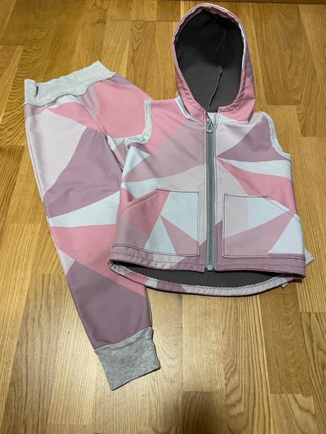 Softshell komplet vesta a nohavice, 116