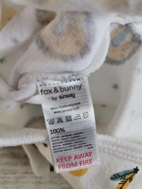 Body plus capačky (ponožky), fox & bunny,62