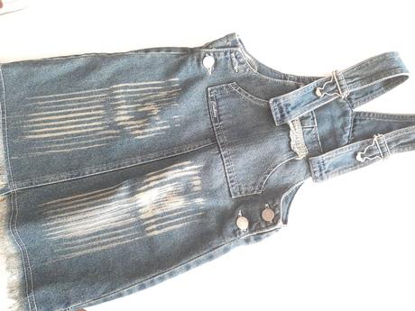 Riflové šaty na traky, 98