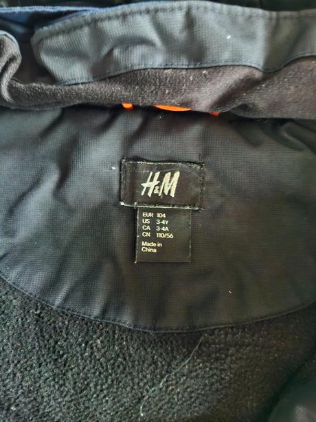 Zimná bunda, h&m,104