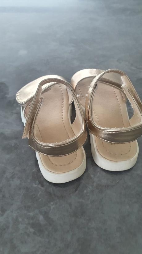 Zlaté sandálky h&m, h&m,24