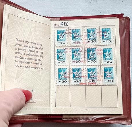 Členská legitimácia ksč, 