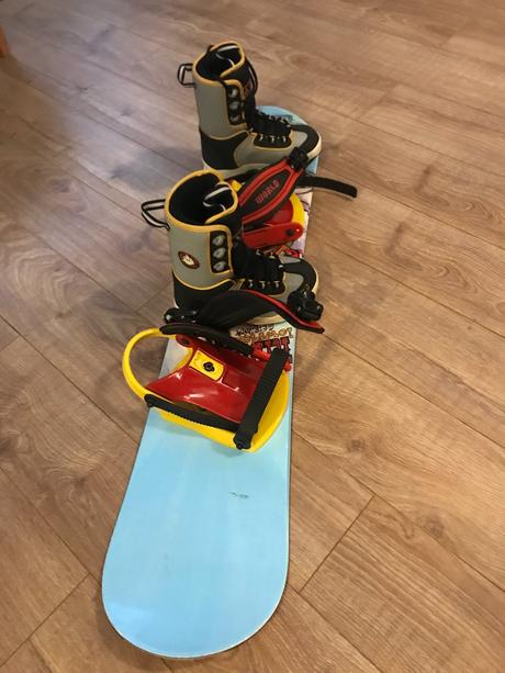 Snowboard aj s topankami, 100-109 cm