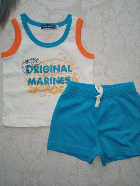 Chlapčenská letná chlapčenská súprava, original marines,62