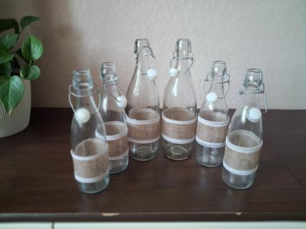 Fľaše s klip uzáverom 6ks, 