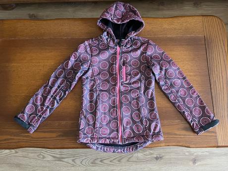 Softshellová outdoor bunda s mandalami 122/128, crivit,122