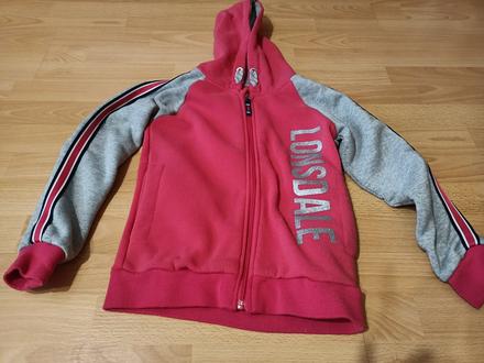Dievčenská mikina tepla, lonsdale,140