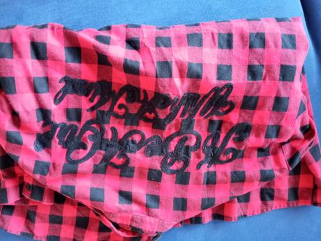 Červeno čierna kosela, xl