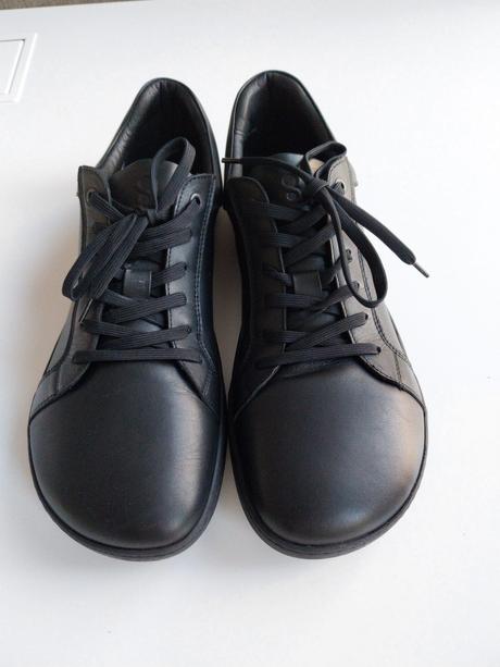 Shapen barefoot tenisky feelin uni black leather, 46