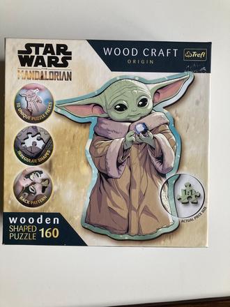 Drevene star wars puzzle,