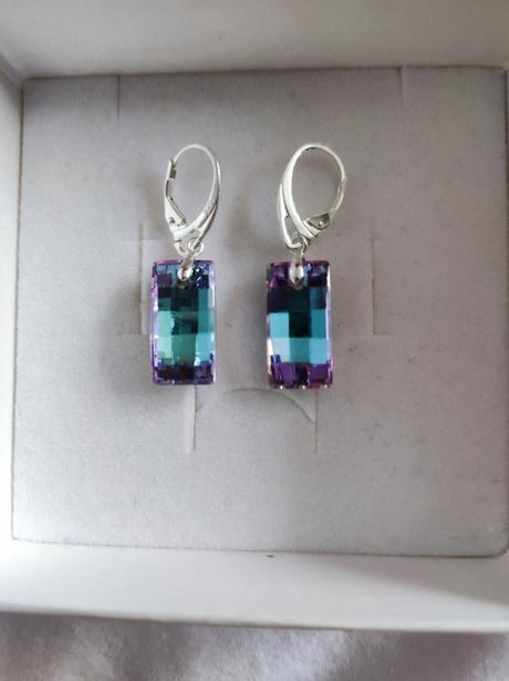 Náušnice obdlžníky,