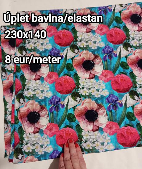 Rozpredávam látky na šitie, 