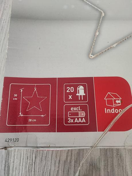 Vianočná led hviezda, 