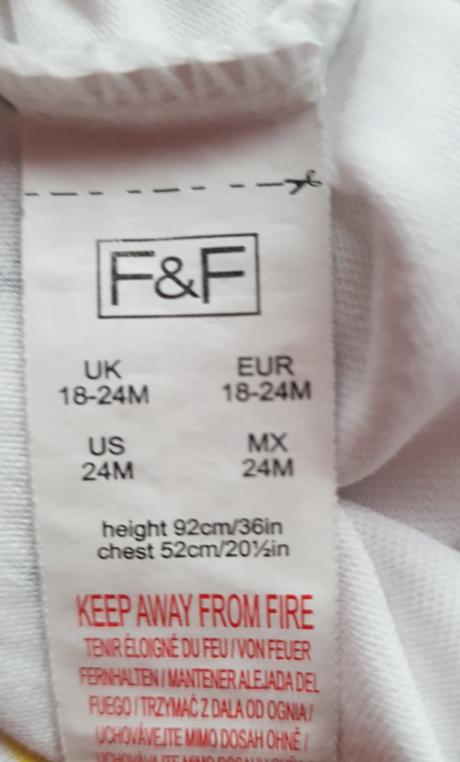 Tričko s krát.rukávom, f&f,92