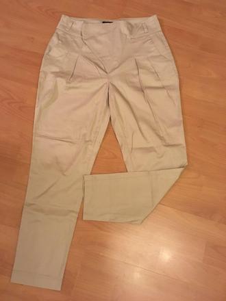 Krémové nohavice, gate,s