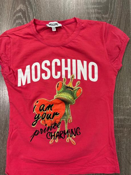Moschino dievčenske tričko na 10 rokov, moschino,140