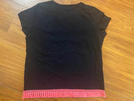 Tričko s mačičkou meow, veľ. 146-152 cm, 146