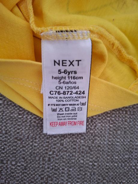 Tričko top stav, next,116