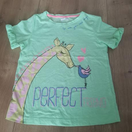 Tričko so zirafkou a volanovymi rukávmi, pepco,134