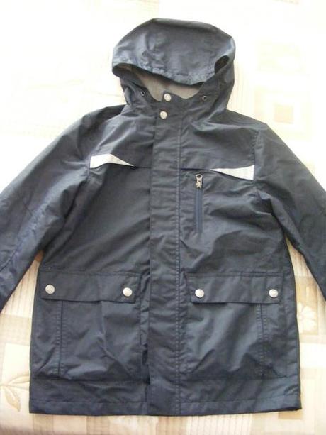 Tmavomodrá šuštiaková bunda, f&f,146