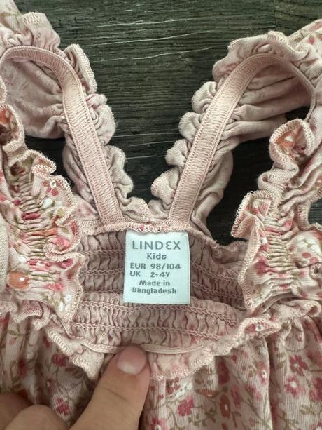 Letný overal s riasenými ramienkami, lindex,98