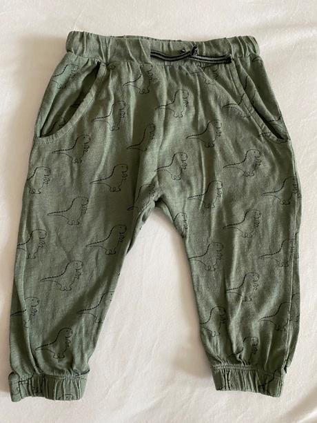 Tepláky dinosaury (v. 12-18m), h&m,86