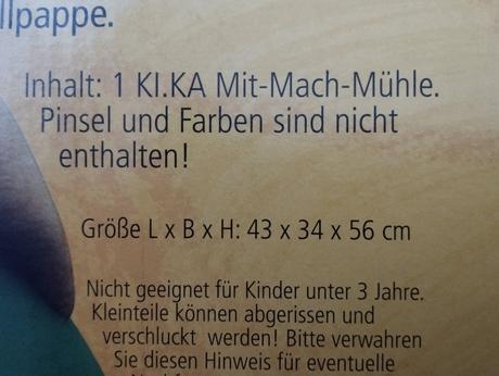 Veterný mlyn z kartónu,