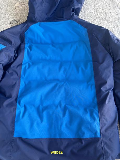 Teplá lyžiarska bunda, decathlon,164