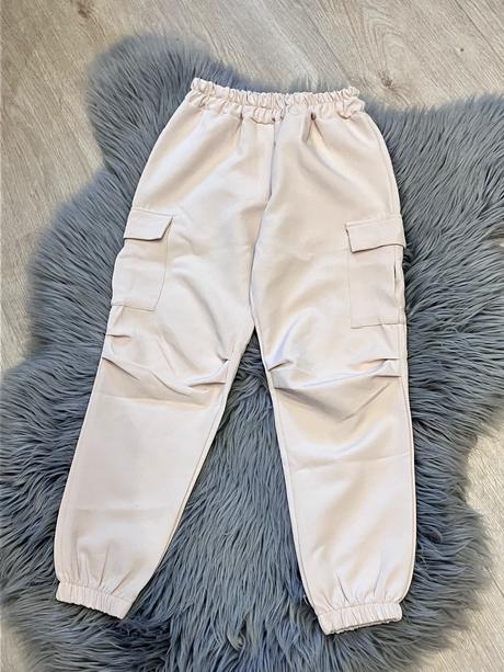 Dievčenské béžové nohavice (8 r.), 128