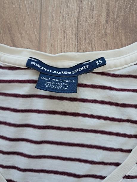 Pásikavé tričko ralph lauren, ralph lauren,xs