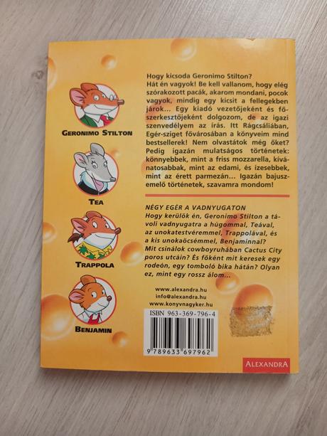 Geronimo stilton négy egér a vadnyugaton, 