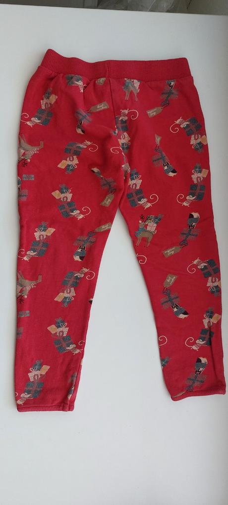 Vianocne zateplene leginy/teplaky, kids,104