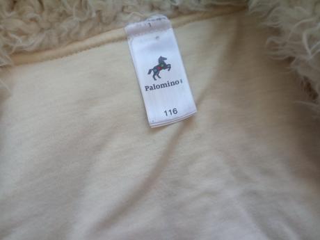 Kožušinková vestička, palomino,116