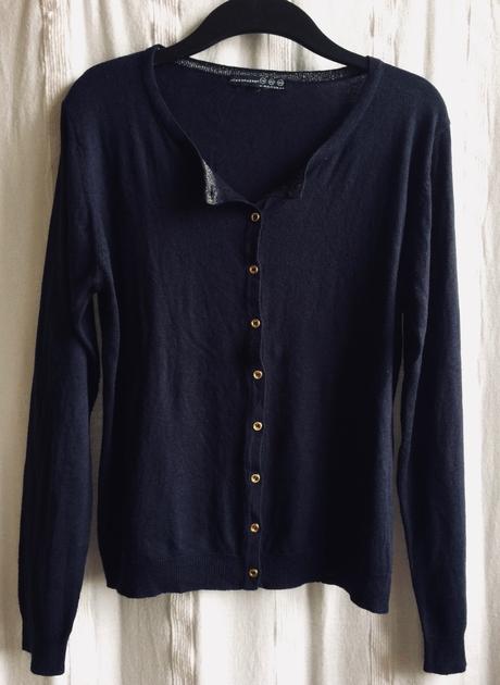 Atmosphere tmavomodrý svetrík vel.42/l, atmosphere,l