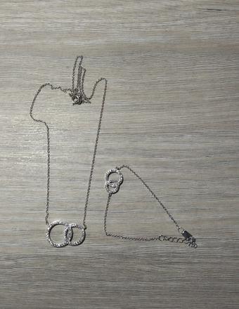 Náhrdelník s náramkom - bižutéria, 