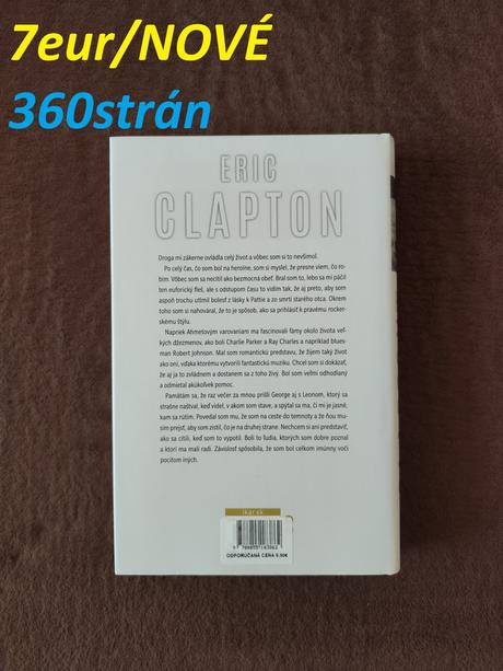 Kniha eric clapton-autobiografia, 