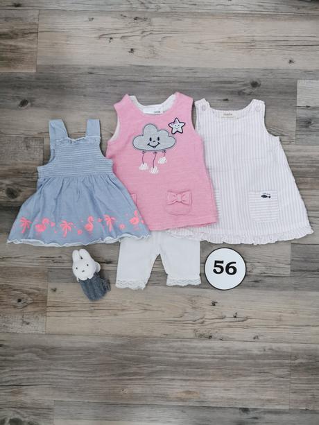 Letné šaty a legínky dd, lupilup, ergee, lupilu,56