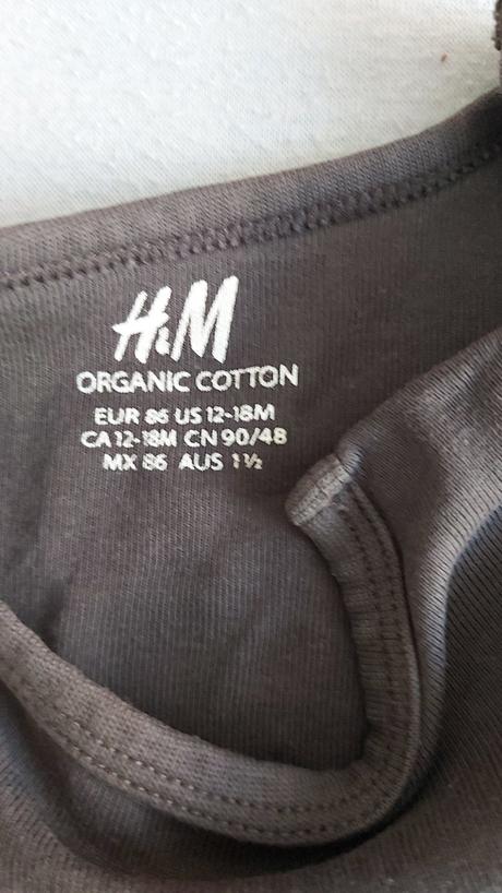 Body s krátkym rukávom h&m 86, h&m,86