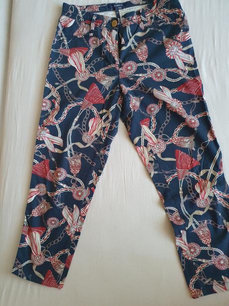 Vzorované letné nohavice, 36