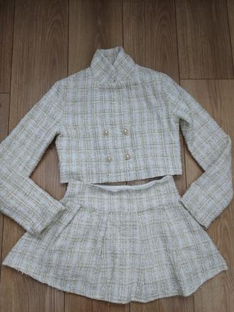 Komplet, sukňa, sako, 158