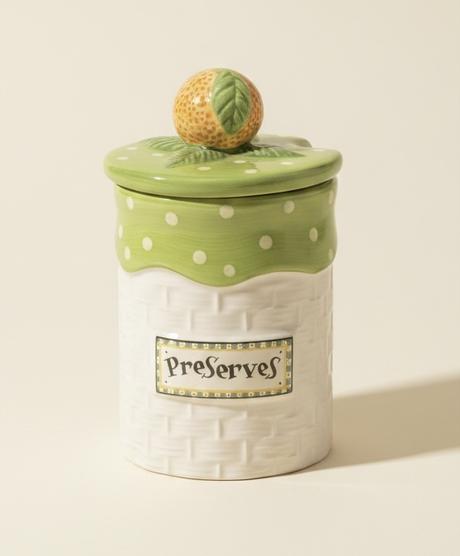 Pomaranč - nádoba / dóza na džem s vrchnákom,