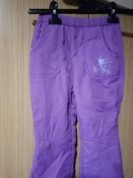 Dievčenske teplé nohavice oteplovacky, 110