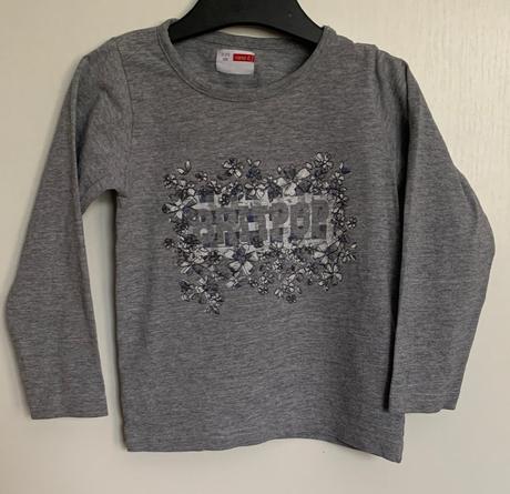 Name it šedé tričko s dlhým rukávom, name it,98